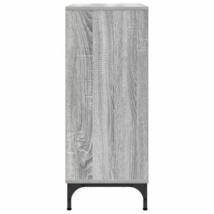 Credenza Grigio Sonoma 79,5 x 33 x 82 cm Legno multistrato