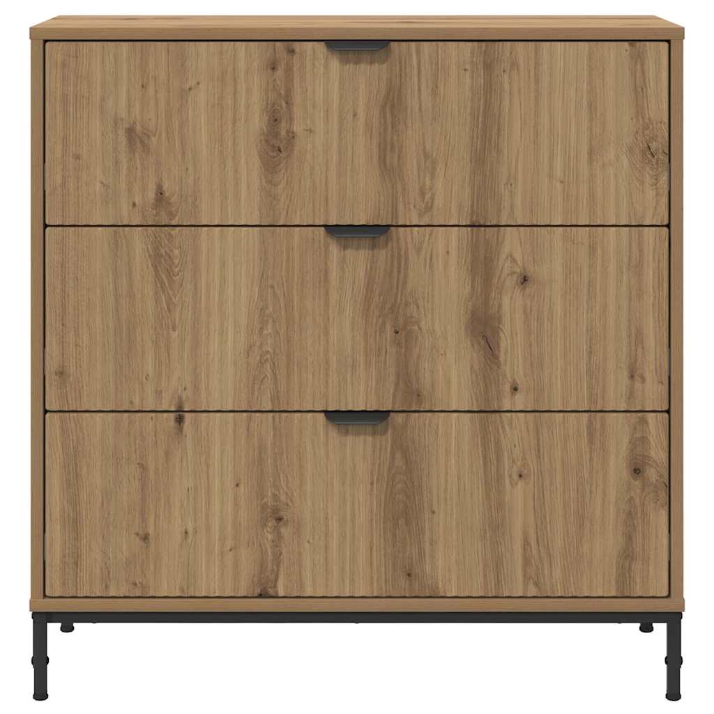 Credenza Rovere artigianale 79,5 x 33 x 82 cm Legno multistrato