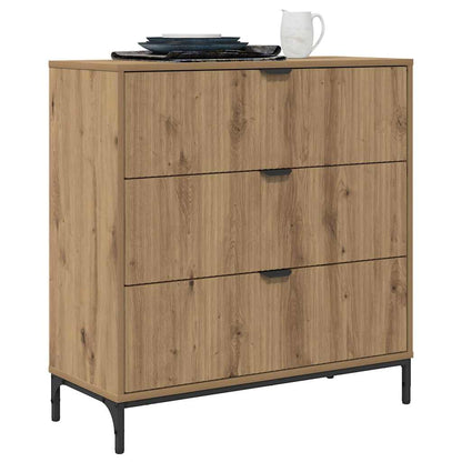 Credenza Rovere artigianale 79,5 x 33 x 82 cm Legno multistrato