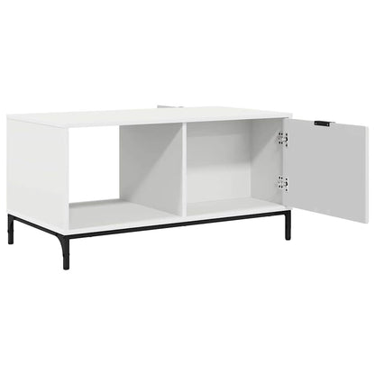 Tavolino da salotto Bianco 90 x 49 x 46 cm Legno multistrato | homemem39
