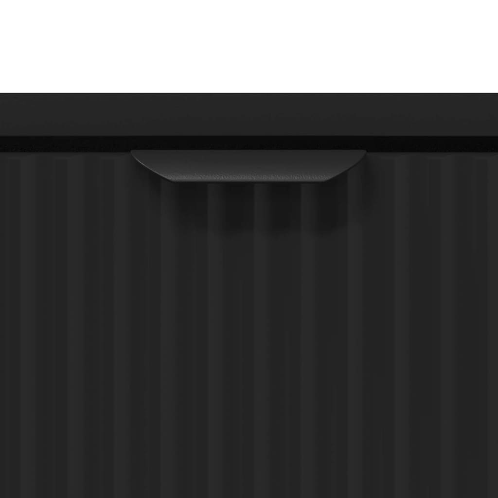 Tavolino da salotto con cassetto Rovere Nero 90 x 49 x 46 cm | homemem39