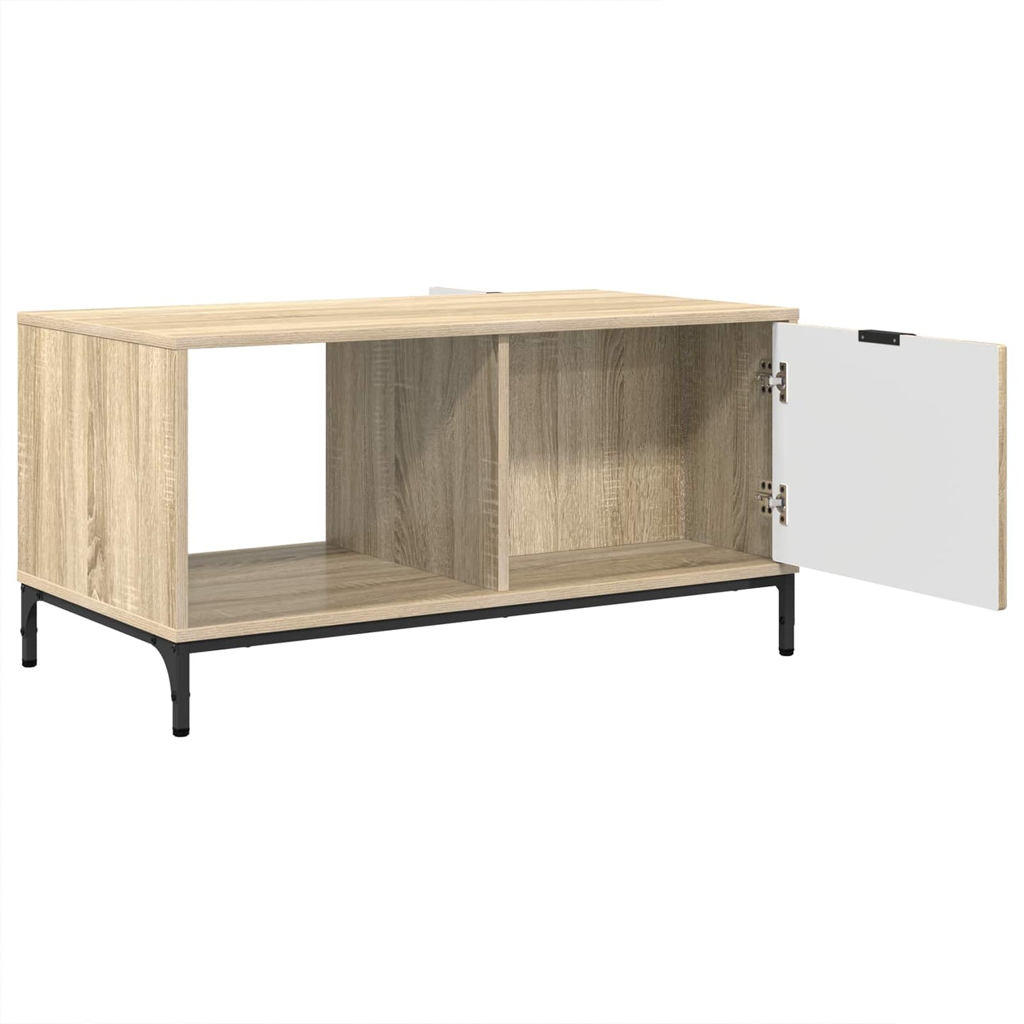 Tavolino da salotto con cassetto Rovere Sonoma 90 x 49 x 46 cm