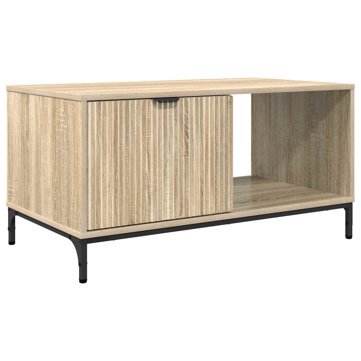 Tavolino da salotto con cassetto Rovere Sonoma 90 x 49 x 46 cm