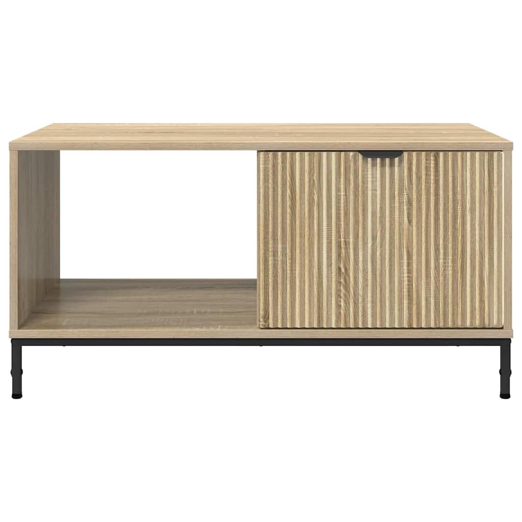 Tavolino da salotto con cassetto Rovere Sonoma 90 x 49 x 46 cm | homemem39