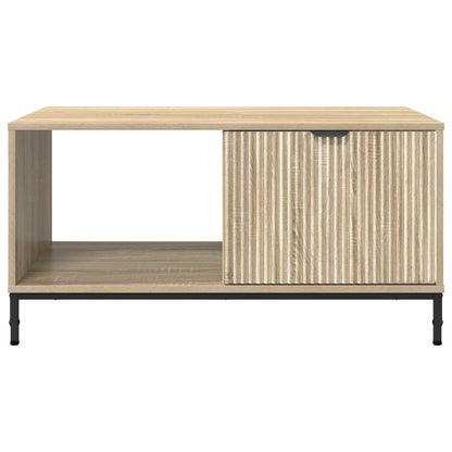 Tavolino da salotto con cassetto Rovere Sonoma 90 x 49 x 46 cm