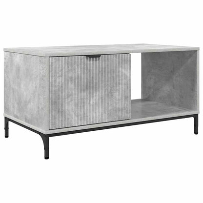 Tavolino da salotto con cassetto Grigio cemento 90 x 49 x 46 cm | homemem39