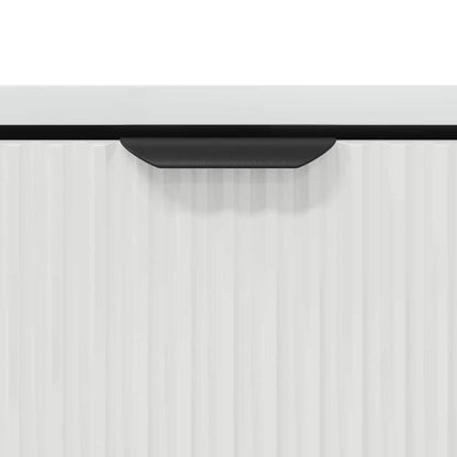 Tavolino da salotto con cassetto Bianco Lucido 90 x 49 x 46 cm | homemem39