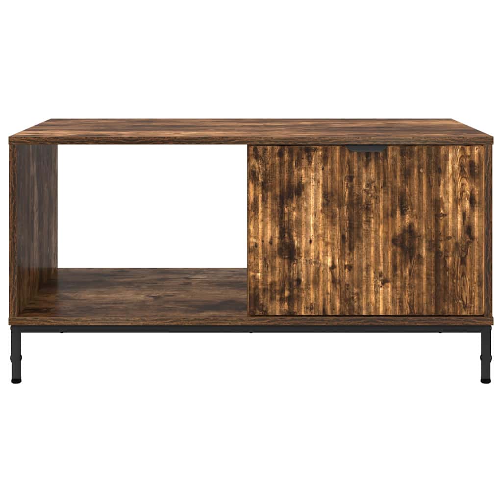 Tavolino da salotto con cassetto Rovere fumé 90 x 49 x 46 cm | homemem39