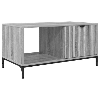 Tavolino da salotto con cassetto Grigio Sonoma 90 x 49 x 46 cm
