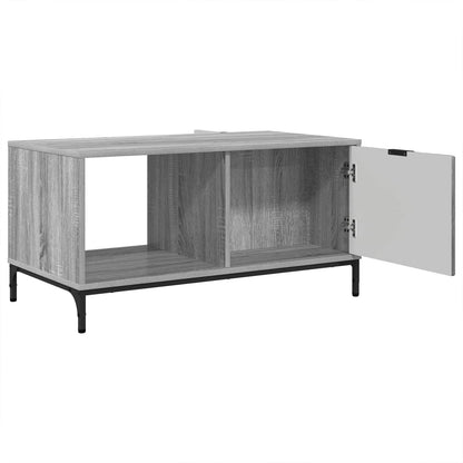 Tavolino da salotto con cassetto Grigio Sonoma 90 x 49 x 46 cm