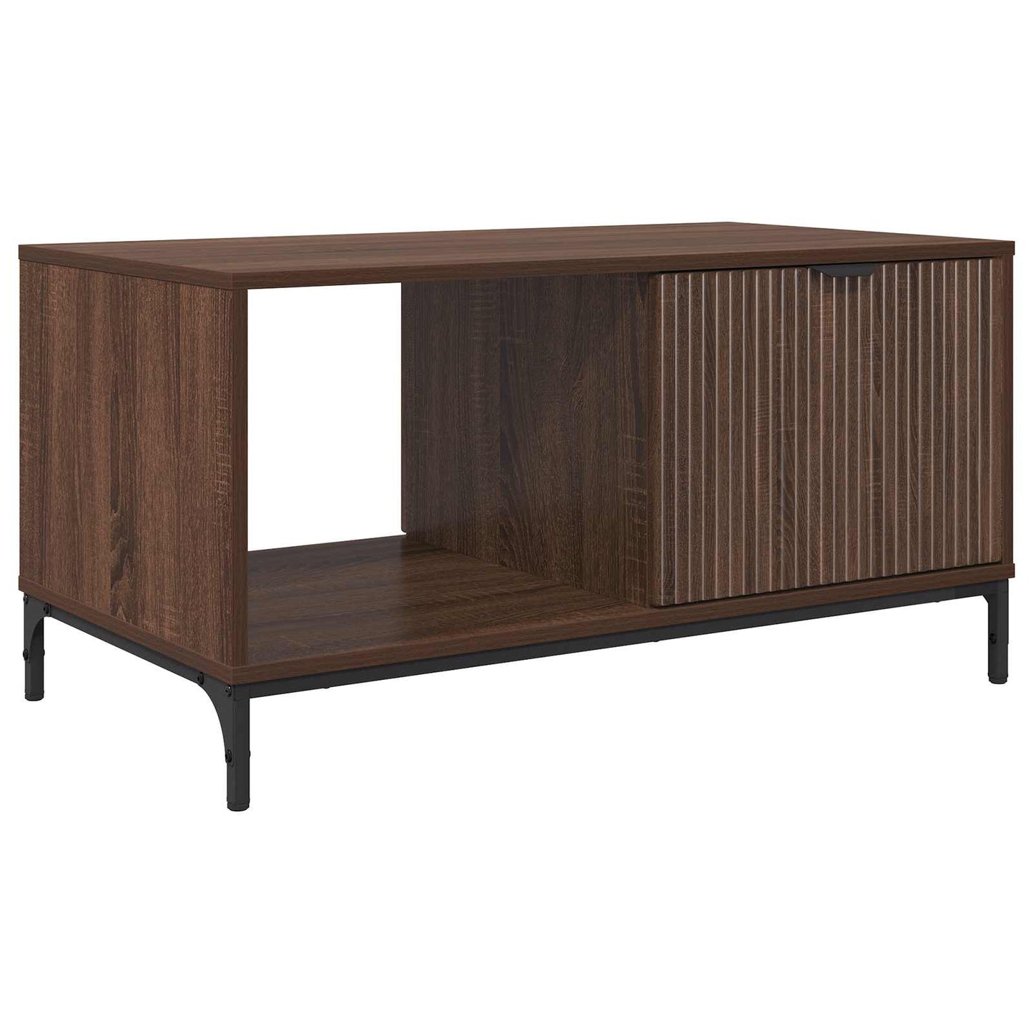 Tavolino da salotto con cassetto Rovere Marrone 90 x 49 x 46 cm