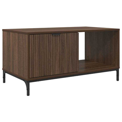 Tavolino da salotto con cassetto Rovere Marrone 90 x 49 x 46 cm | homemem39