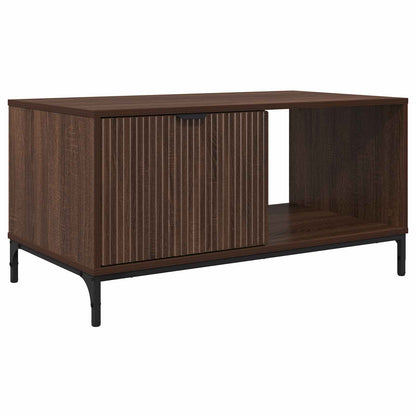 Tavolino da salotto con cassetto Rovere Marrone 90 x 49 x 46 cm