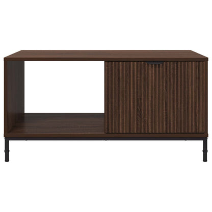 Tavolino da salotto con cassetto Rovere Marrone 90 x 49 x 46 cm