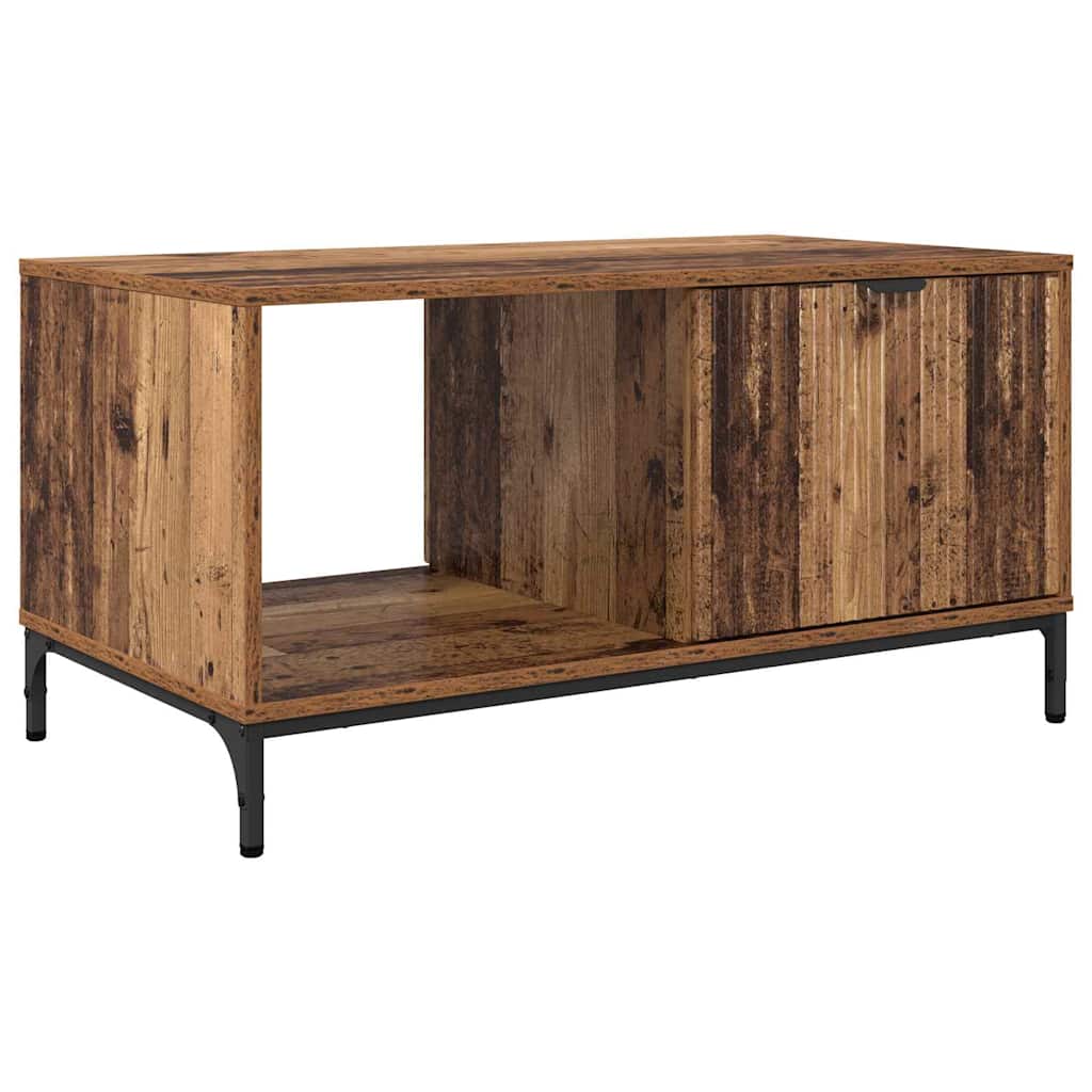 Tavolino da salotto con cassetto Legno vecchio 90 x 49 x 46 cm | homemem39