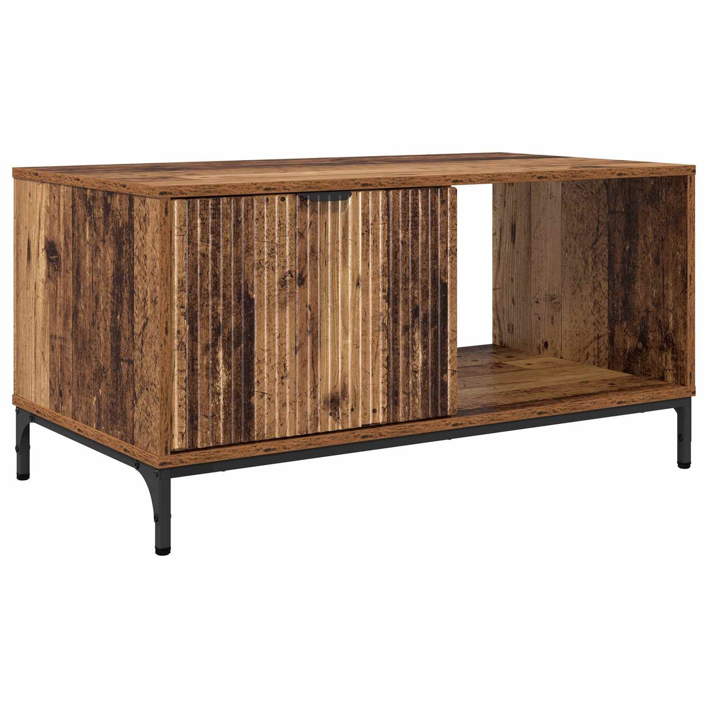 Tavolino da salotto con cassetto Legno vecchio 90 x 49 x 46 cm | homemem39