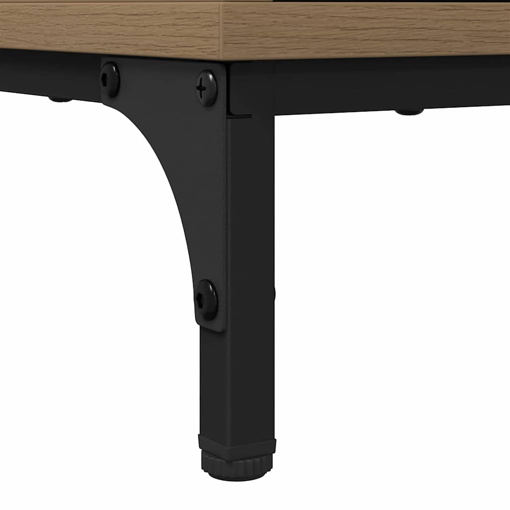 Tavolino da salotto Rovere artigianale 90 x 49 x 46 cm | homemem39