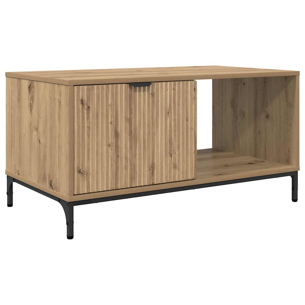 Tavolino da salotto Rovere artigianale 90 x 49 x 46 cm | homemem39
