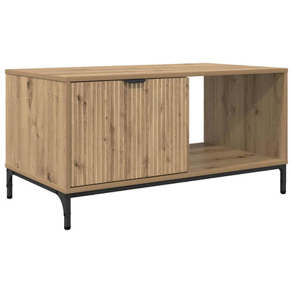 Tavolino da salotto Rovere artigianale 90 x 49 x 46 cm | homemem39