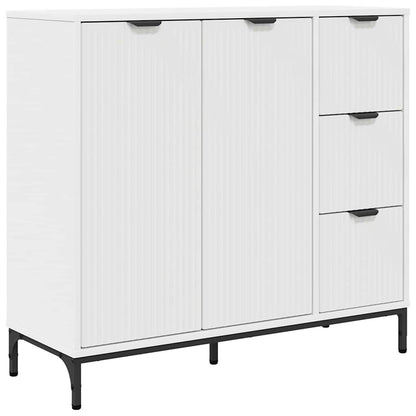 Credenza Bianco 89,5 x 33 x 82 cm Legno multistrato