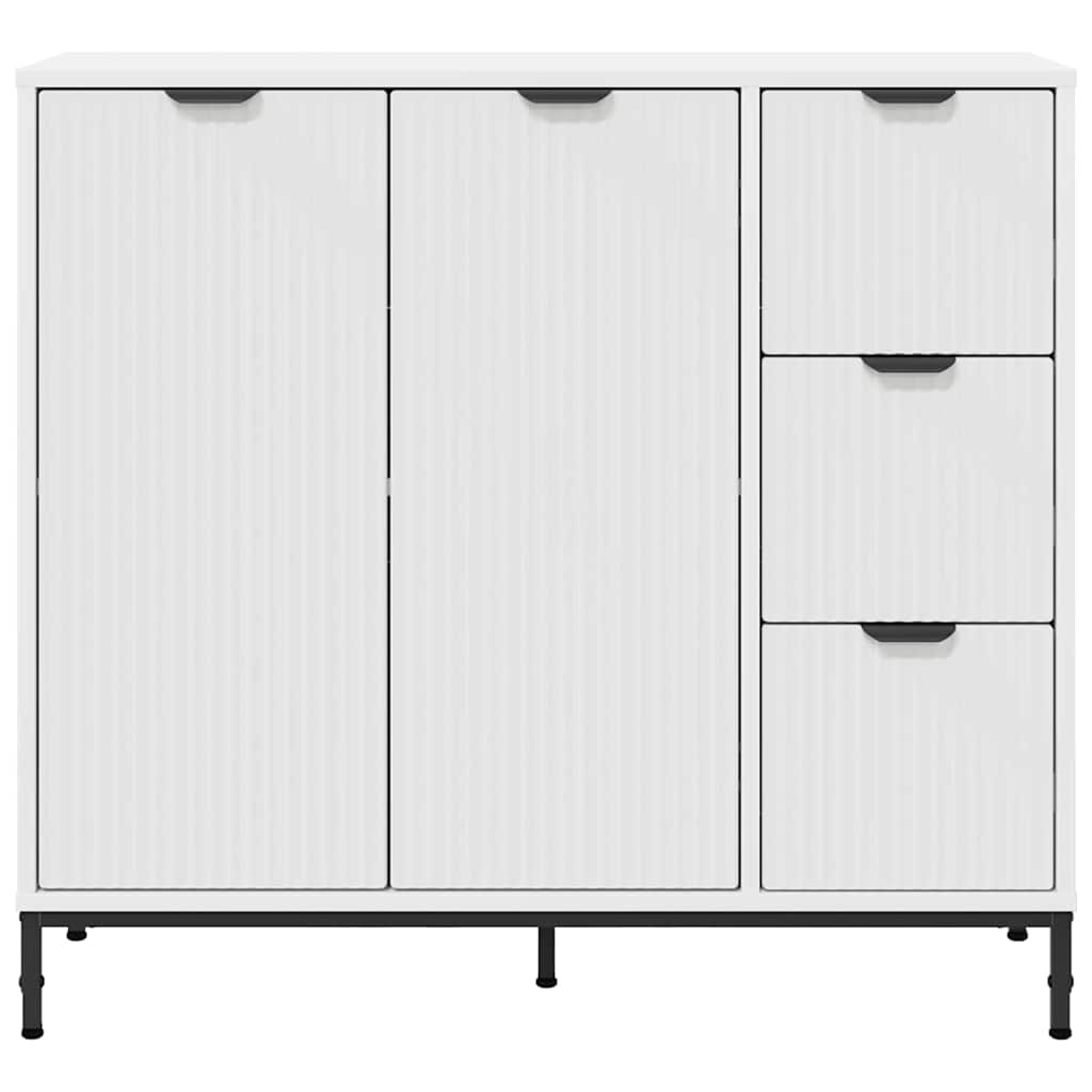 Credenza Bianco 89,5 x 33 x 82 cm Legno multistrato