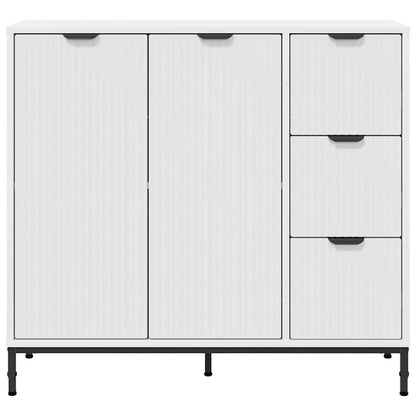 Credenza Bianco 89,5 x 33 x 82 cm Legno multistrato