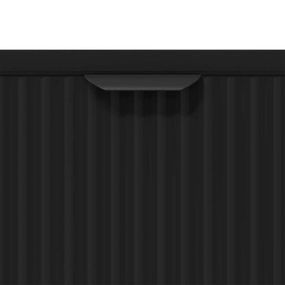 Credenza con cassetto Nero 89,5 x 33 x 82 cm Legno multistrato