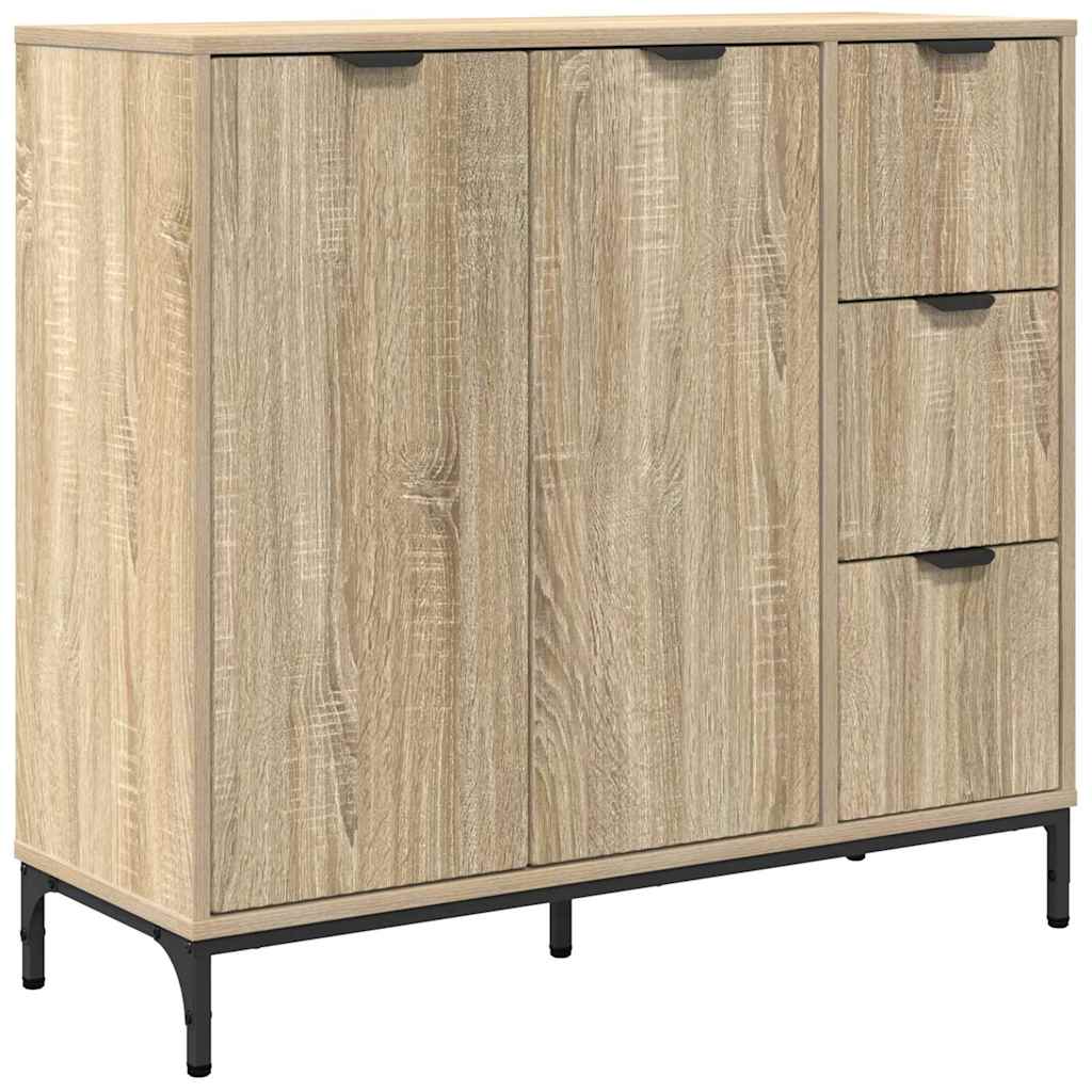 Credenza Rovere Sonoma 89,5 x 33 x 82 cm Legno multistrato