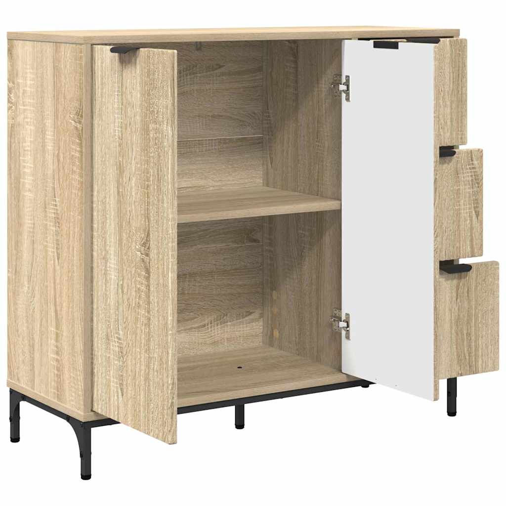 Credenza Rovere Sonoma 89,5 x 33 x 82 cm Legno multistrato