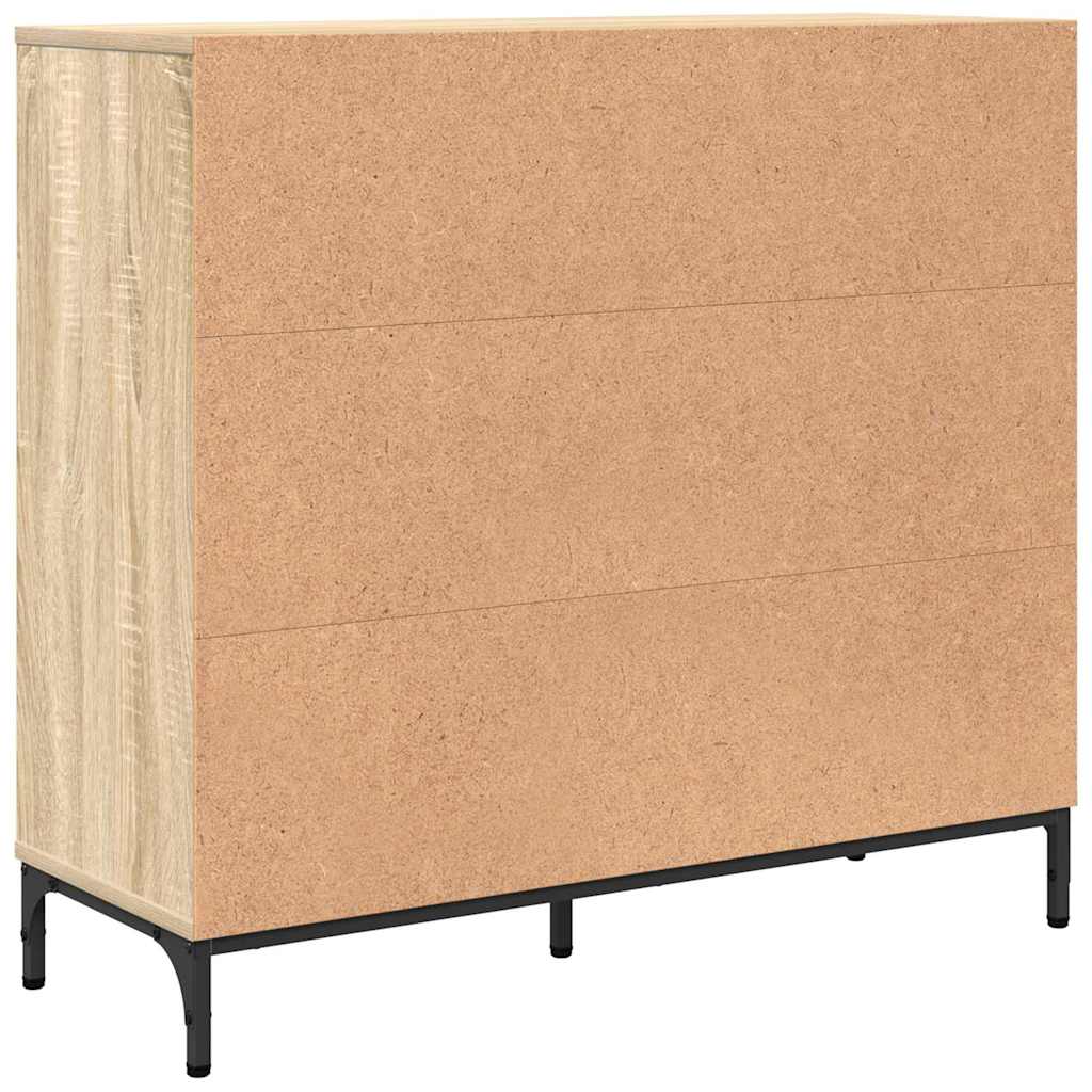 Credenza Rovere Sonoma 89,5 x 33 x 82 cm Legno multistrato