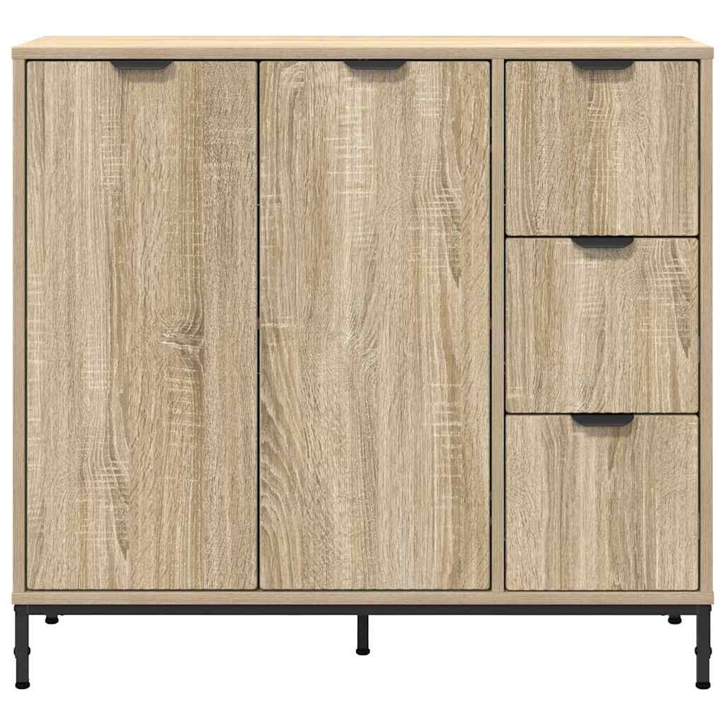 Credenza Rovere Sonoma 89,5 x 33 x 82 cm Legno multistrato