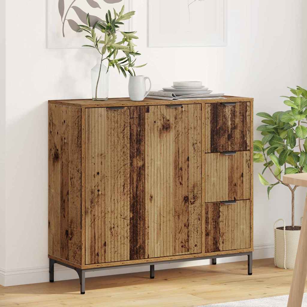 Credenza Legno vecchio 89,5 x 33 x 82 cm Legno multistrato
