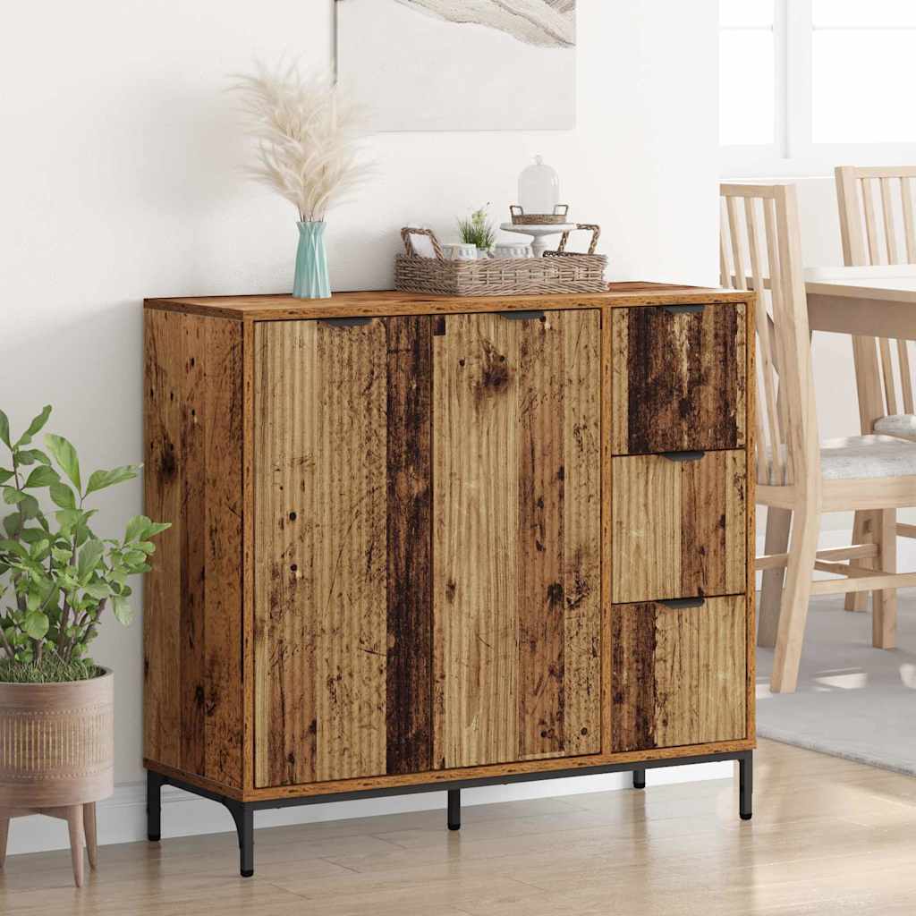 Credenza Legno vecchio 89,5 x 33 x 82 cm Legno multistrato