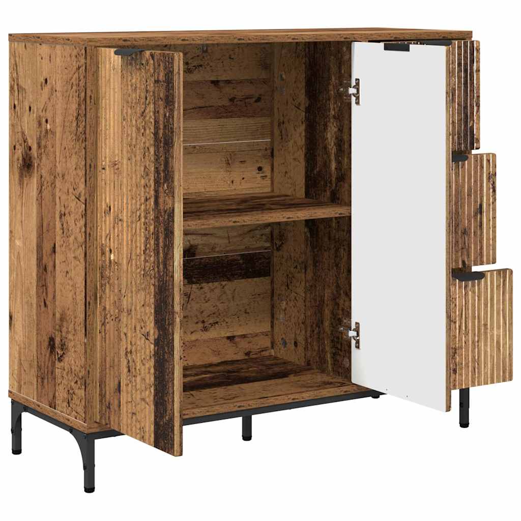 Credenza Legno vecchio 89,5 x 33 x 82 cm Legno multistrato