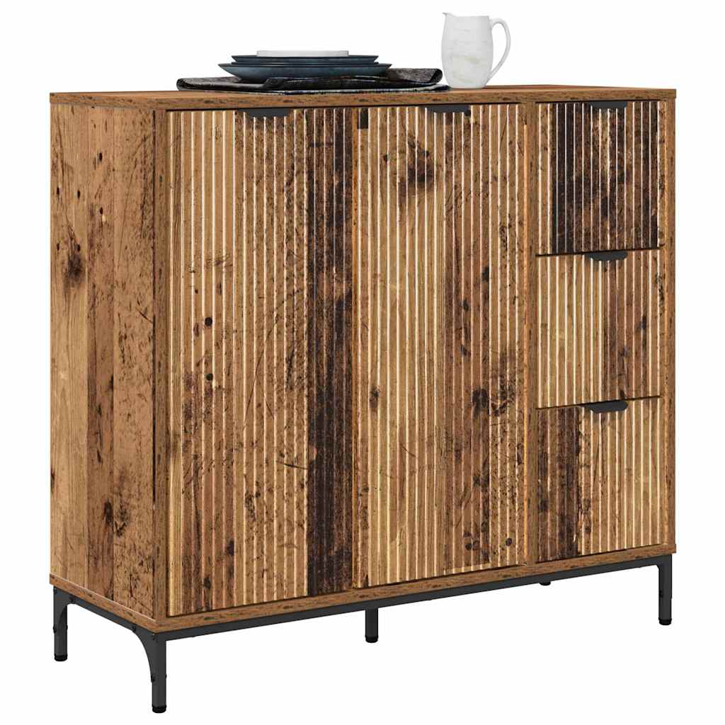 Credenza Legno vecchio 89,5 x 33 x 82 cm Legno multistrato