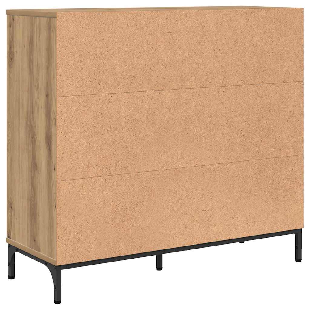 Credenza Rovere artigianale 89,5 x 33 x 82 cm Legno multistrato
