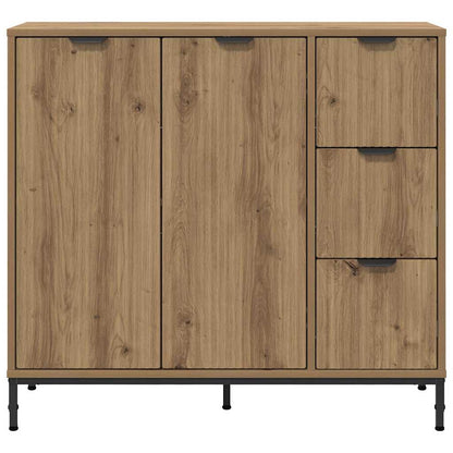 Credenza Rovere artigianale 89,5 x 33 x 82 cm Legno multistrato