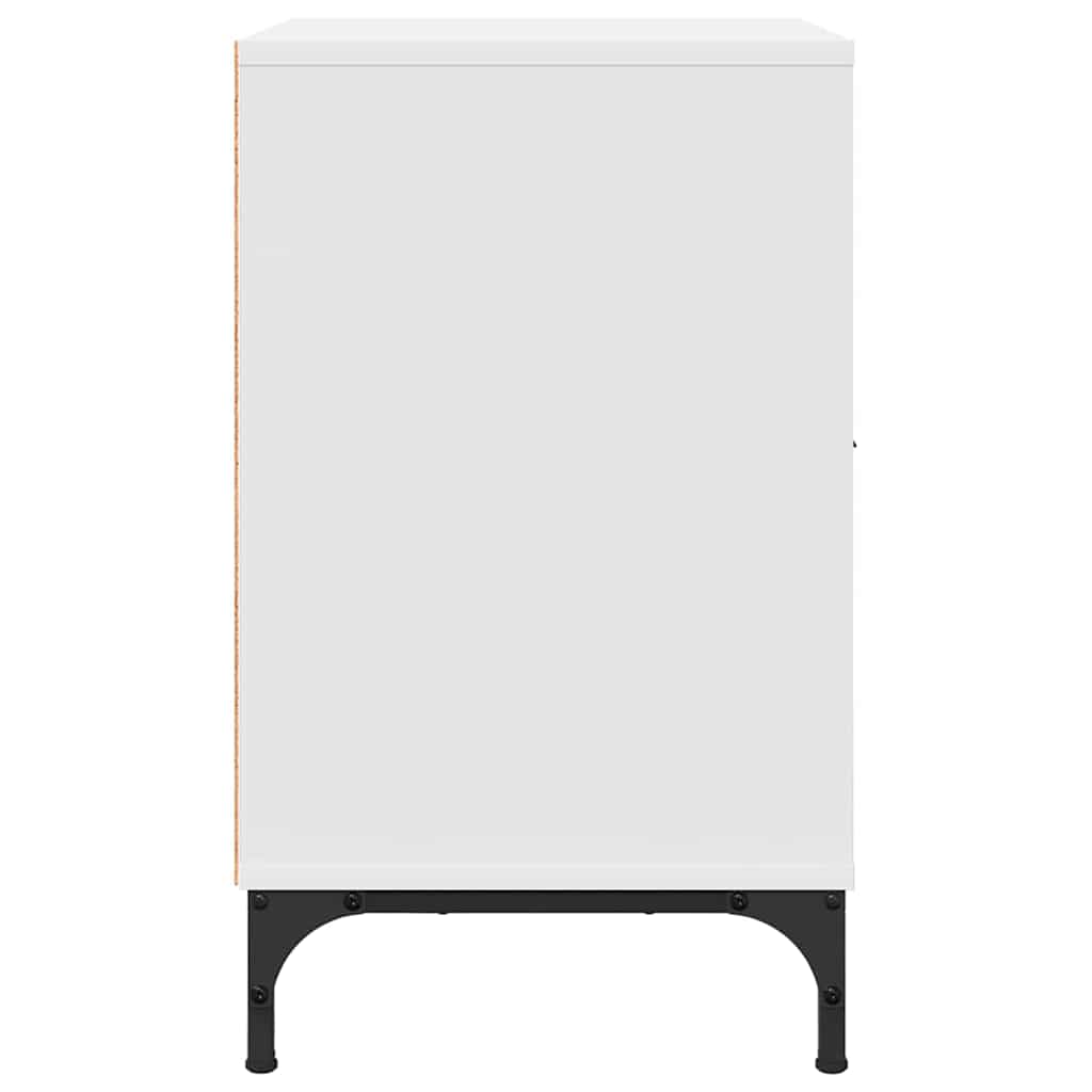 Armadio da Notte Bianco 49 x 36 x 61 cm Legno ingegnerizzato | homemem39