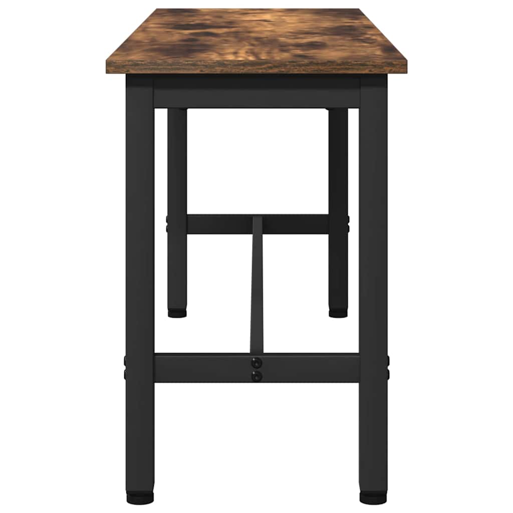 Panchina da pranzo Rovere fumé 100 x 32,5 x 48,5 cm