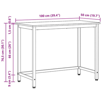 tavolo Legno vecchio 100 x 50 x 76,5 cm | homemem39