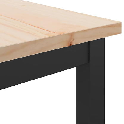 tavolo Naturale 100 x 50 x 91 cm Legno ingegnerizzato e acciaio | homemem39