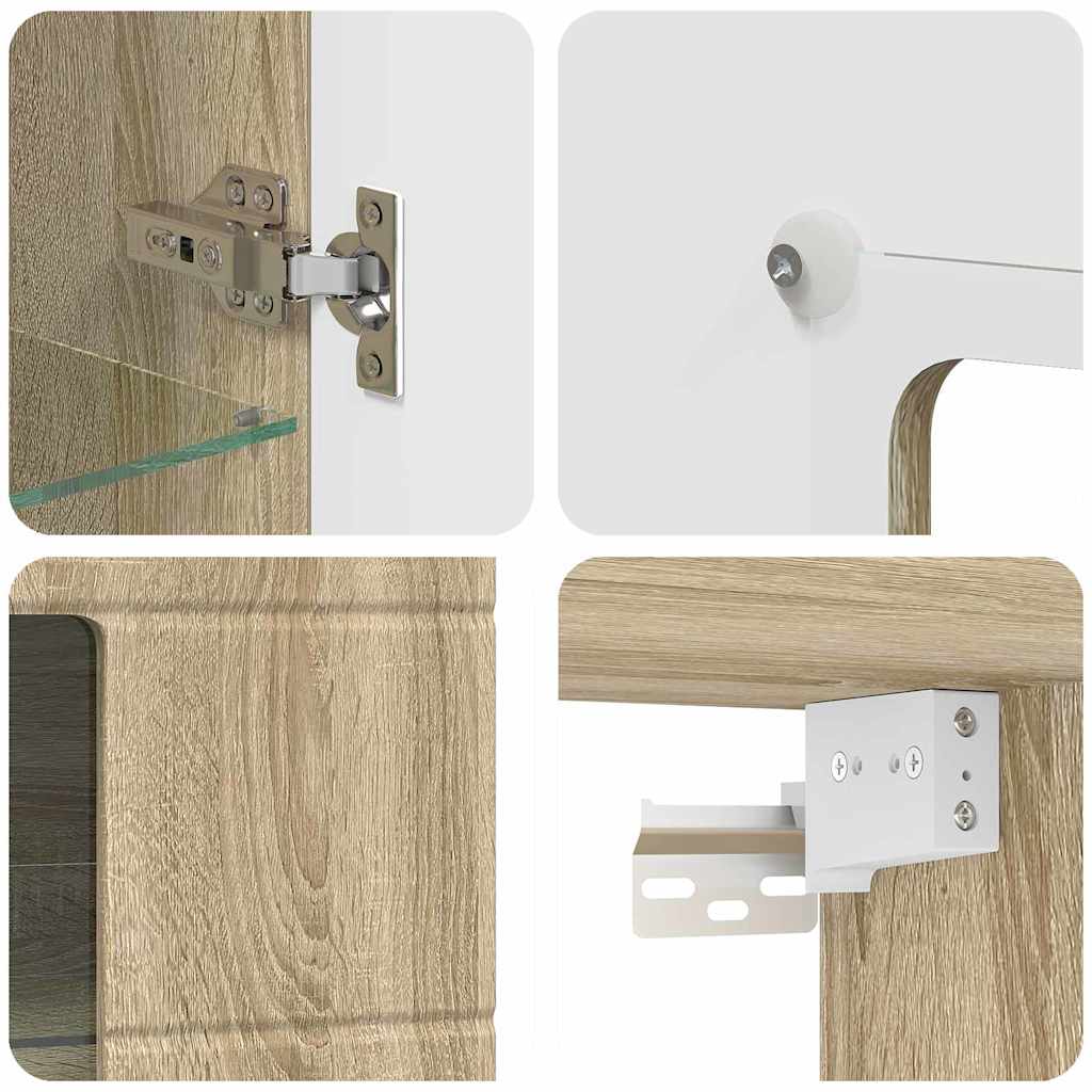 Armadio in Legno Rovere Sonoma 50 x 29 x 100 cm