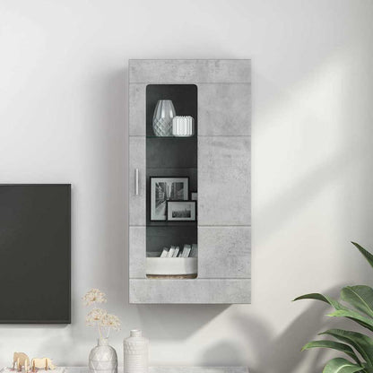 Armadio in Legno Grigio cemento 50 x 29 x 100 cm
