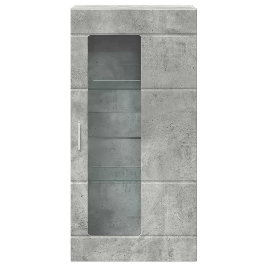 Armadio in Legno Grigio cemento 50 x 29 x 100 cm