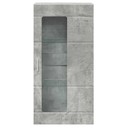 Armadio in Legno Grigio cemento 50 x 29 x 100 cm