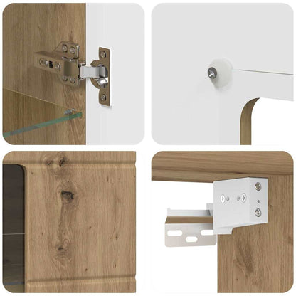 Armadio in Legno Rovere artigianale 50 x 29 x 100 cm