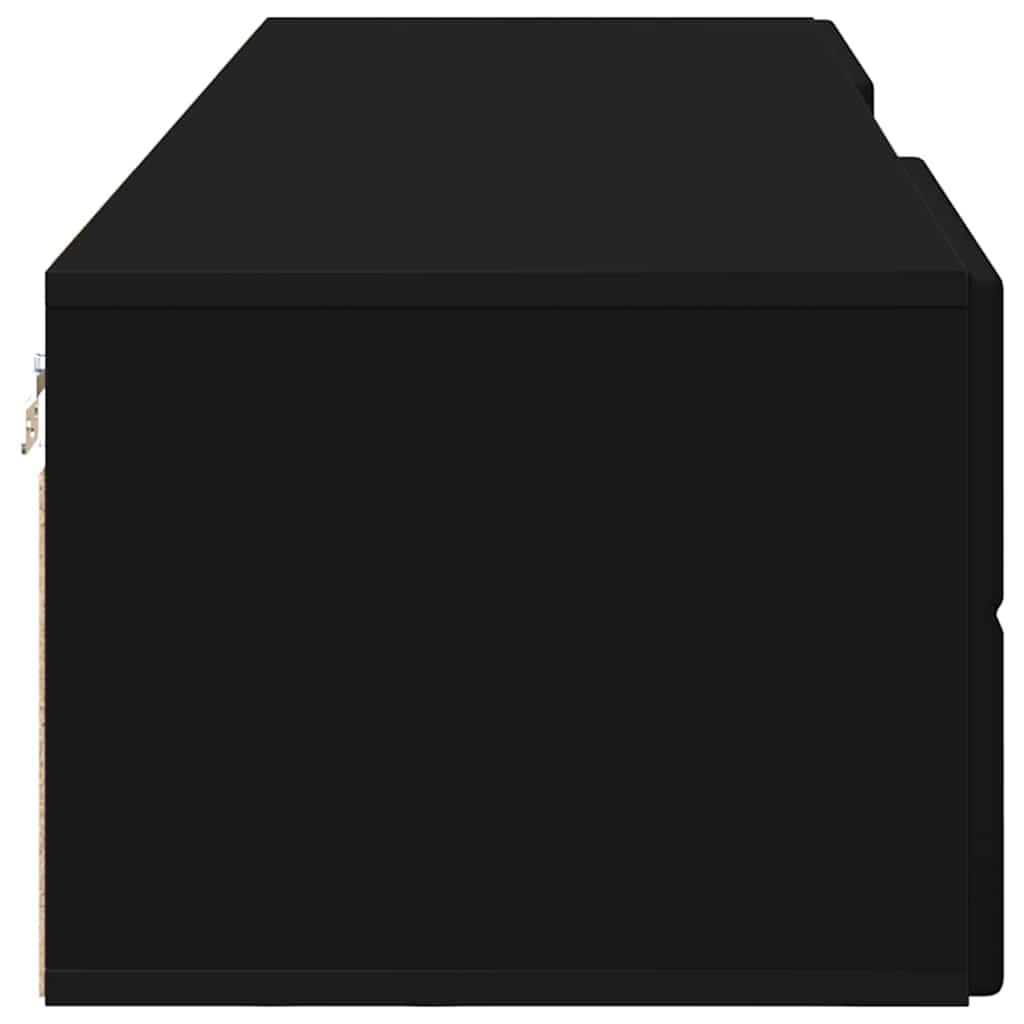 Armadio in Legno Nero 150 x 39 x 30 cm Legno multistrato