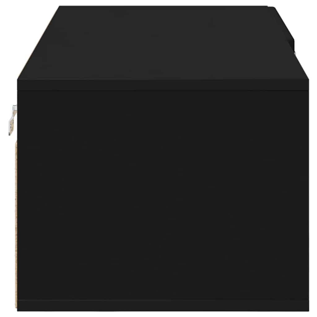 Armadio in Legno Nero 100,5 x 39 x 30 cm Legno multistrato