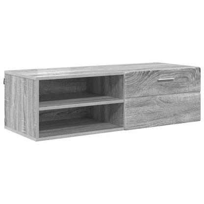 Armadio in Legno con cassetto Grigio Sonoma 100,5 x 39 x 30 cm