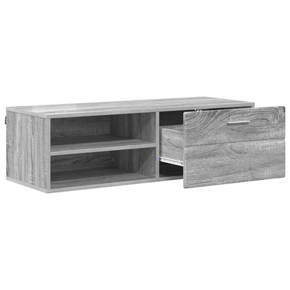 Armadio in Legno con cassetto Grigio Sonoma 100,5 x 39 x 30 cm